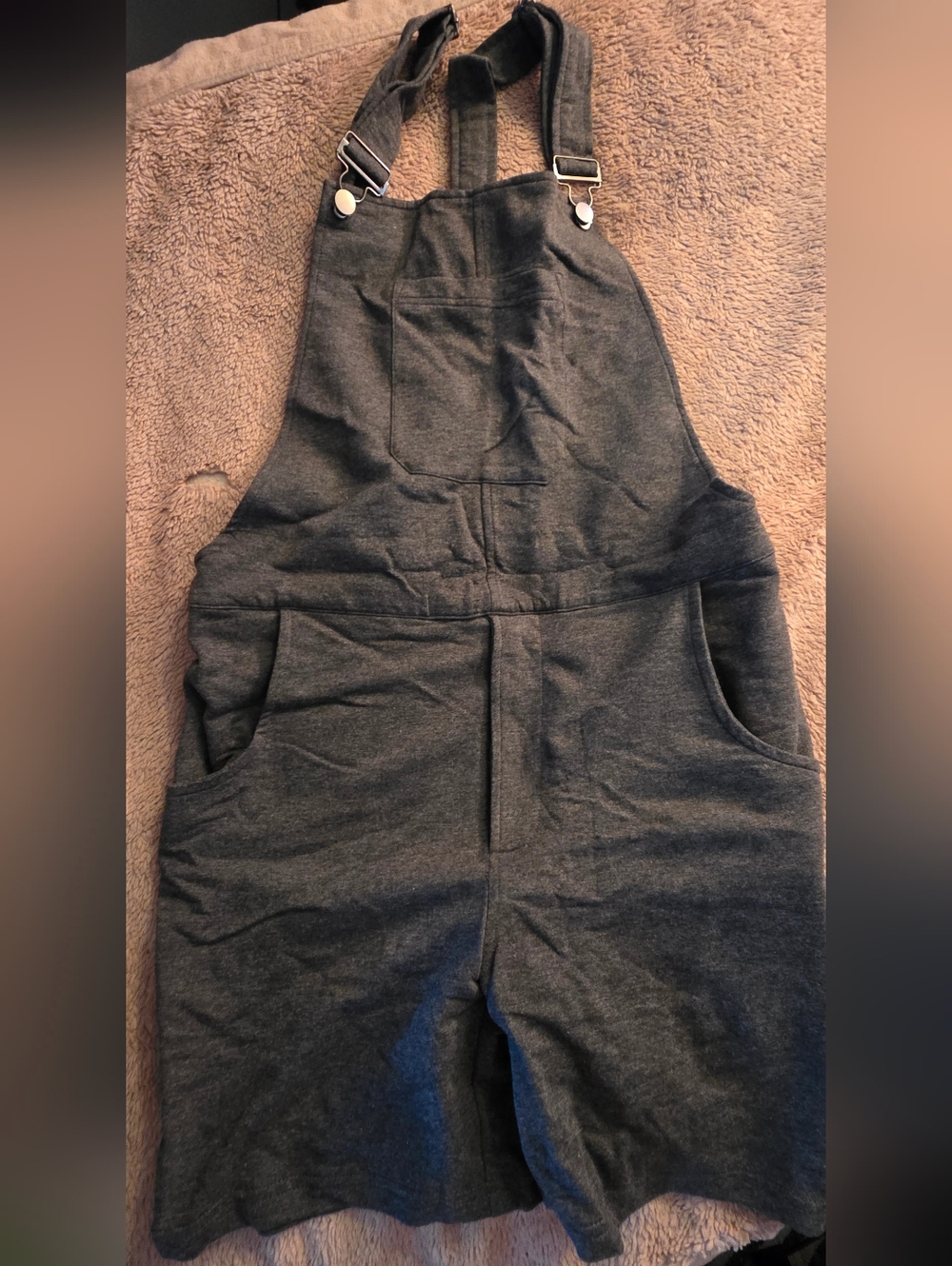 Charcoal Gray Swoveralls Short Size Small Unisex